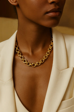 Round Link Chain Necklace