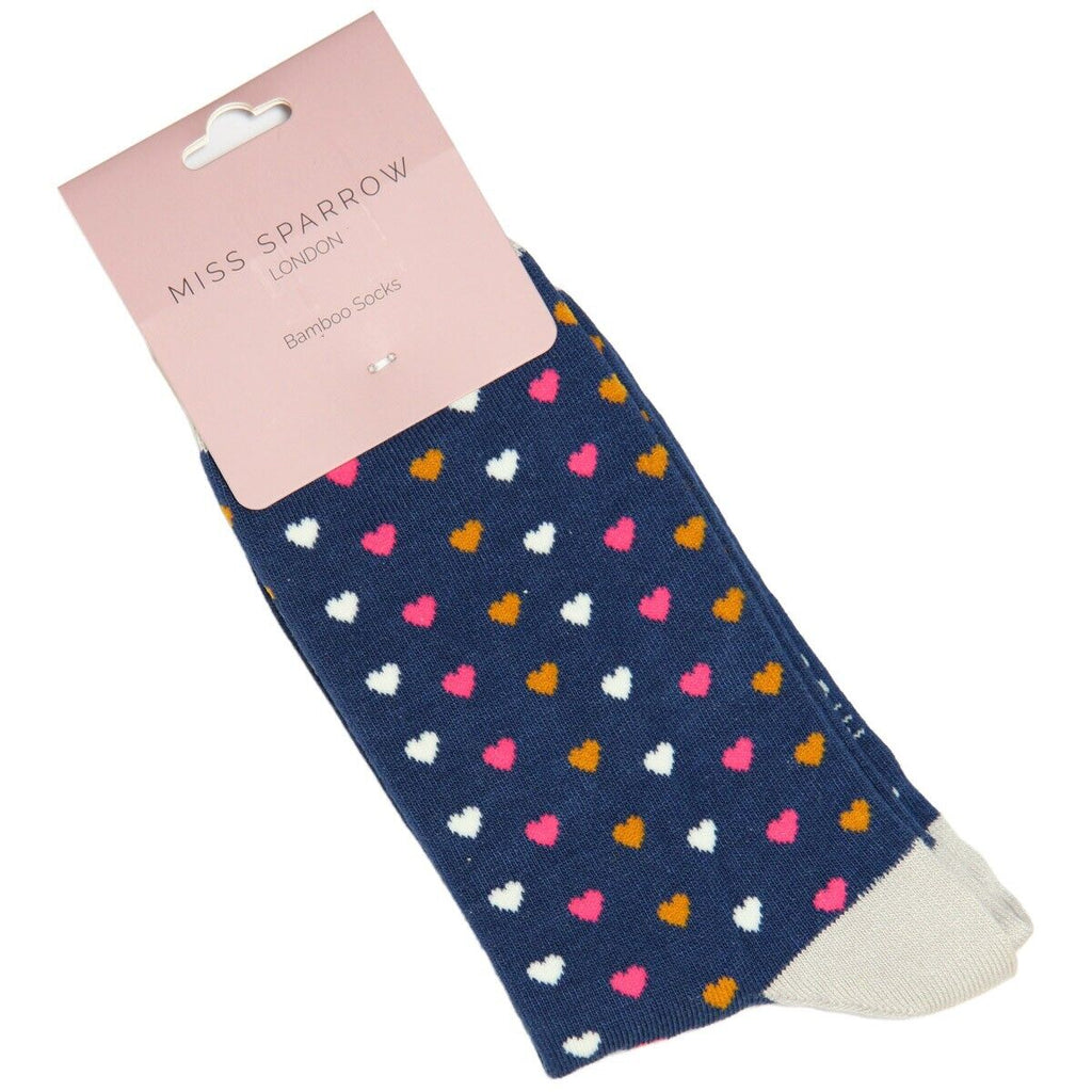 Miss Sparrow Hearts Socks