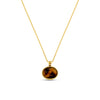 Orelia Semi-Precious Tiger's Eye Pendant