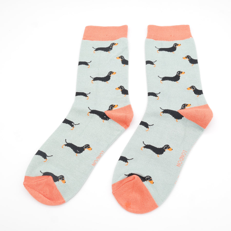 Miss Sparrow Bamboo Little Sausage Dog Socks