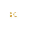 Orelia Chain Small Hoop Earrings