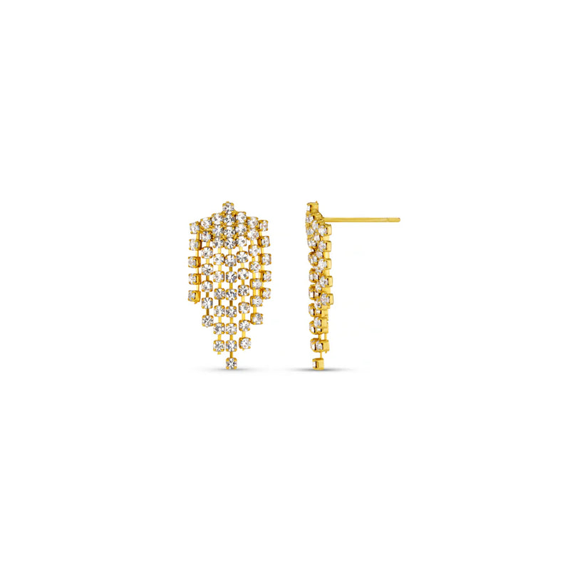 Orelia Crystal Waterfall Earrings