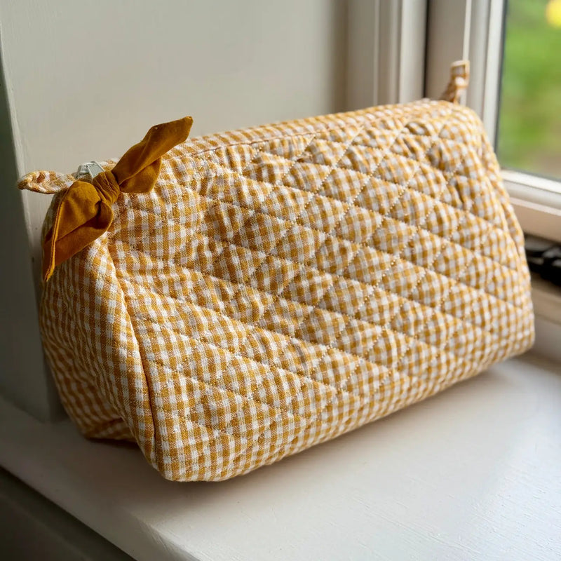 Small Hand Block Printed Wash Bags