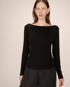 Grace & Mila Stanley Boat Neck Long-Sleeved Top