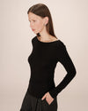 Grace & Mila Stanley Boat Neck Long-Sleeved Top