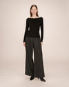 Grace & Mila Stanley Boat Neck Long-Sleeved Top