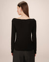 Grace & Mila Stanley Boat Neck Long-Sleeved Top