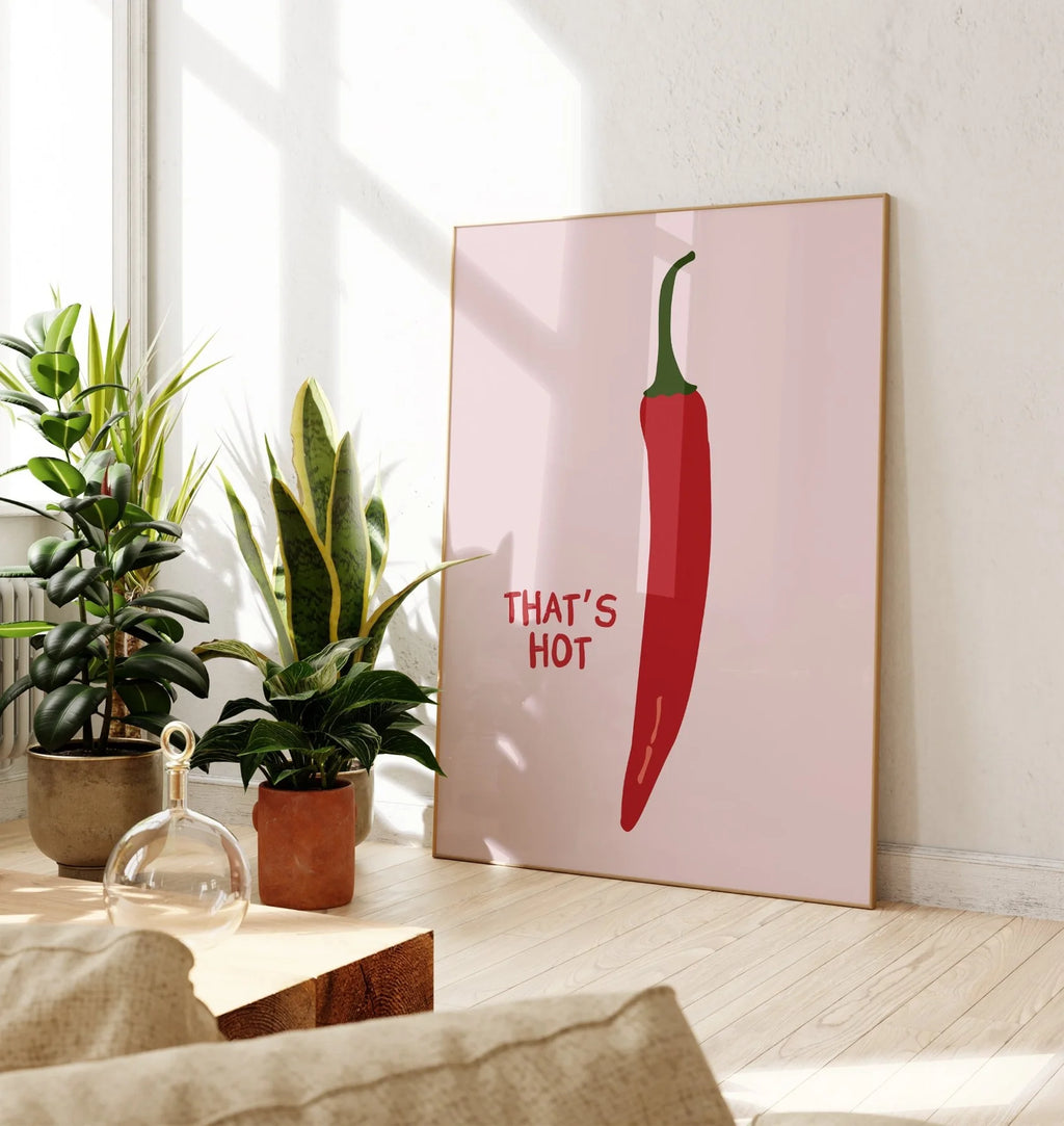 That's Hot A4 Art Print