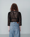 Grace & Mila 'Navy' Black Lace Top