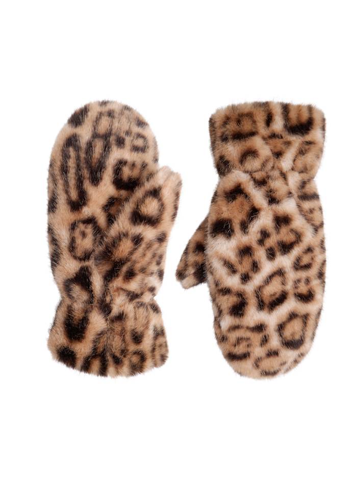 Black Colour Blaze Mittens