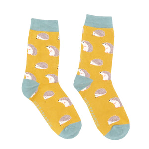 Miss Sparrow Bamboo Cute Hedgehog Socks