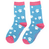 Miss Sparrow Bambo Paw Print Socks