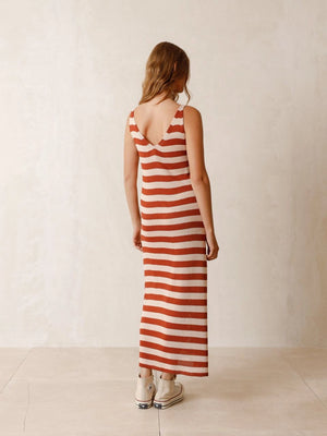 Indi & Cold Striped Knitted Dress