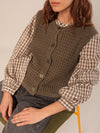 Indi & Cold Basket Weave Knit Vest