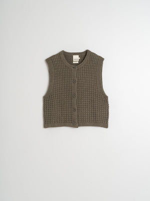 Indi & Cold Basket Weave Knit Vest