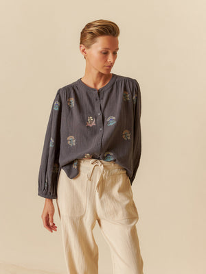 Indi & Cold Embroidered Shirt