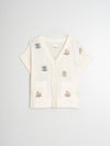 Indi & Cold Short-Sleeve Embroidered Shirt