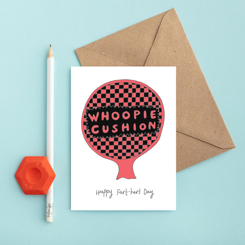 You've got pen on your face whoopie cushion Fathers Day card