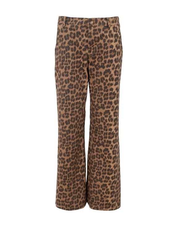 Black Colour Abbie Box Stretch Trousers