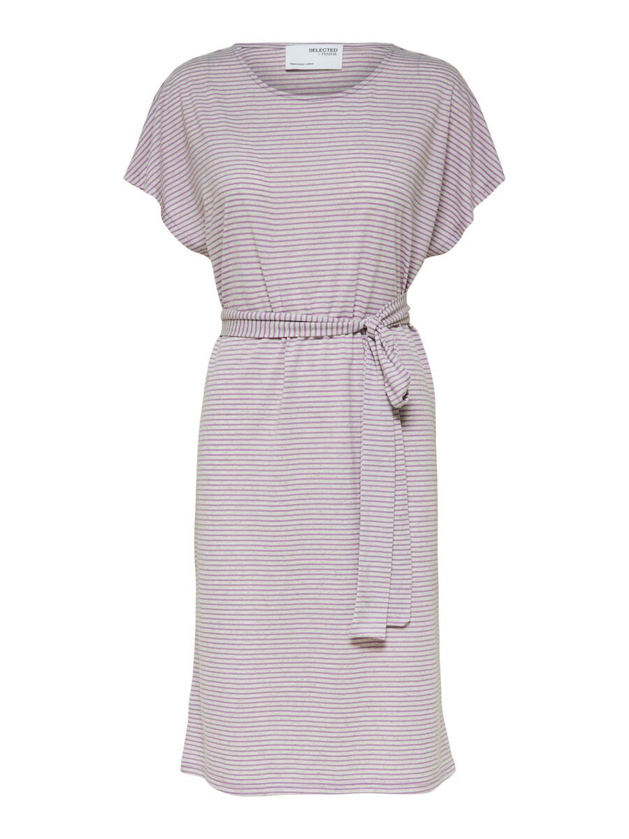 Selected Femme Ivy Striped Midi Dress