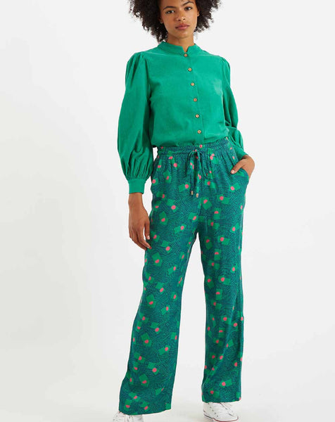 Louche Emmanuelle Pyjama Style Trousers