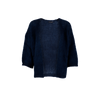 Black Colour Casey 3/4 Sleeve Cardi