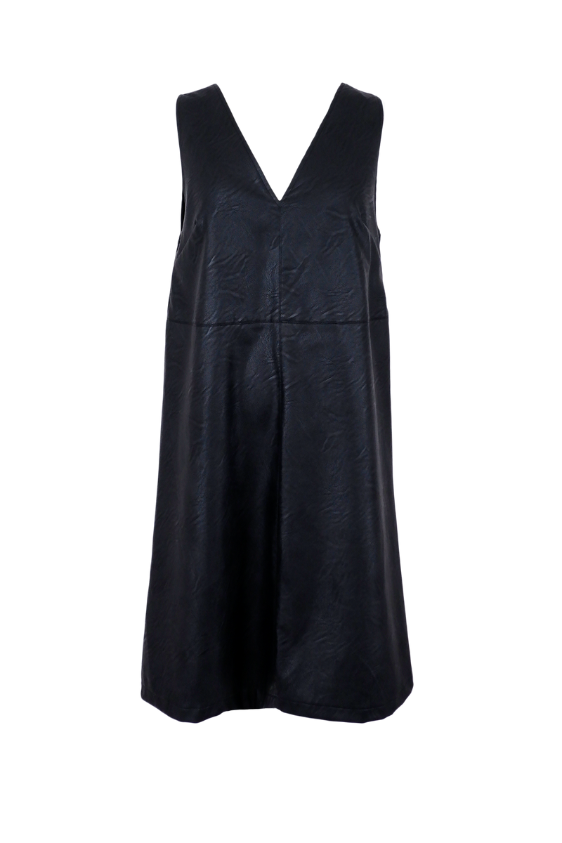 Black Colour Dessie Vegan Spencer Dress