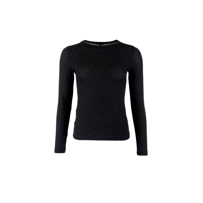 Black Colour Faye Lurex Top