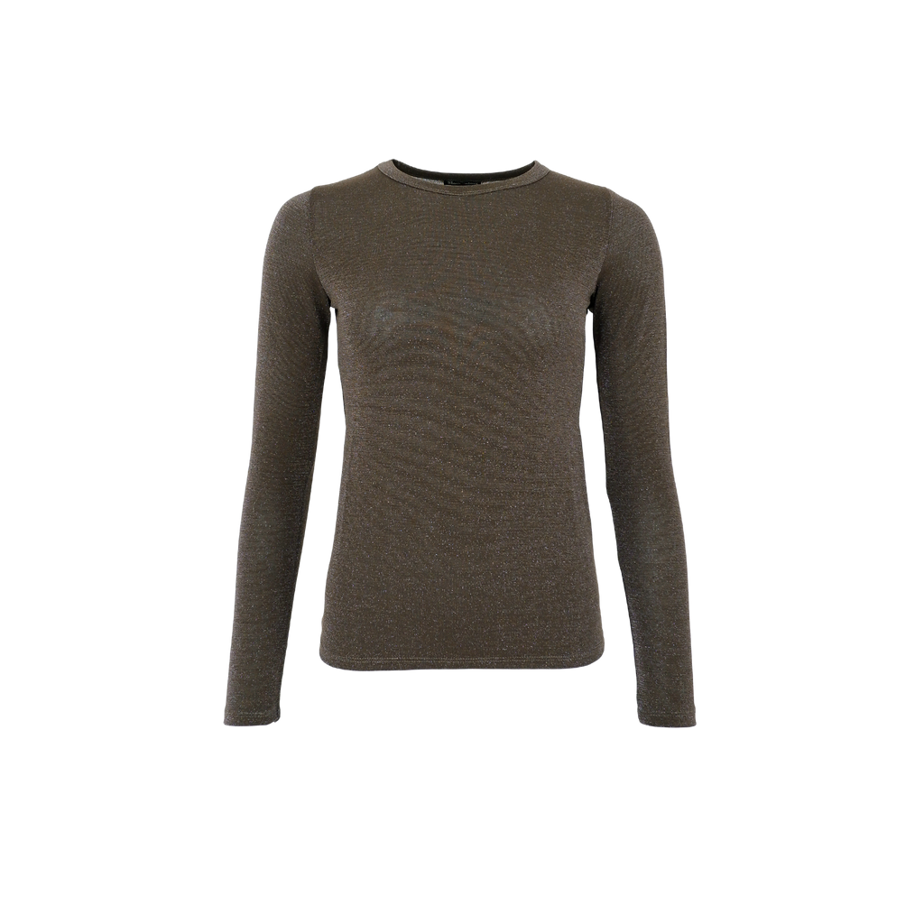 Black Colour Faye Lurex Top