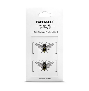 Paperself Bee Temporary Tattoo Stickers