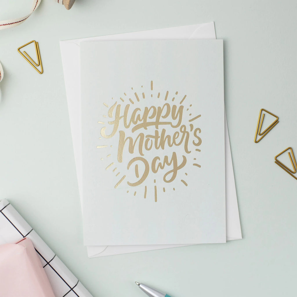 Ricicle Gold Foil Mother's Day Card