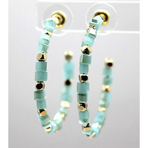 Isles & Stars Glass Bead Earrings