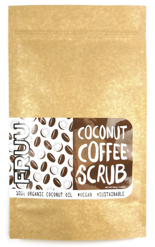 FRUU Cosmetics Coconut Coffee Scrub