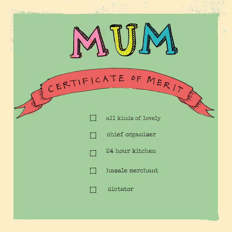 Poet and Painter - Mum, Certificate of Merit