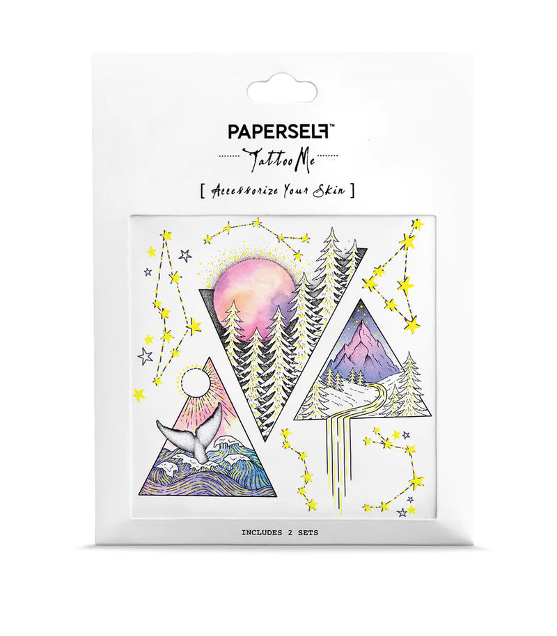 Paperself Temporary Tattoos -Triangles