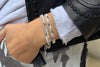 Boho Betty Mercury Silver Beaded Friendship Bracelet