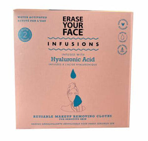 Erase Your Face Infusions Makeup Removing Cloths