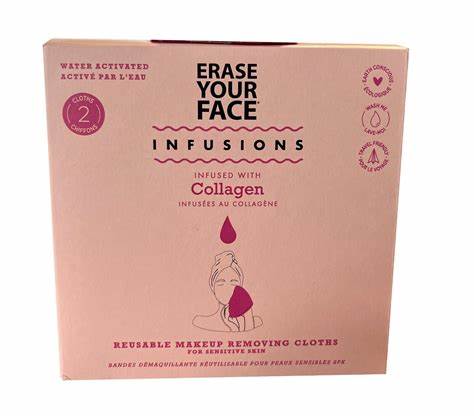 Erase Your Face Infusions Makeup Removing Cloths