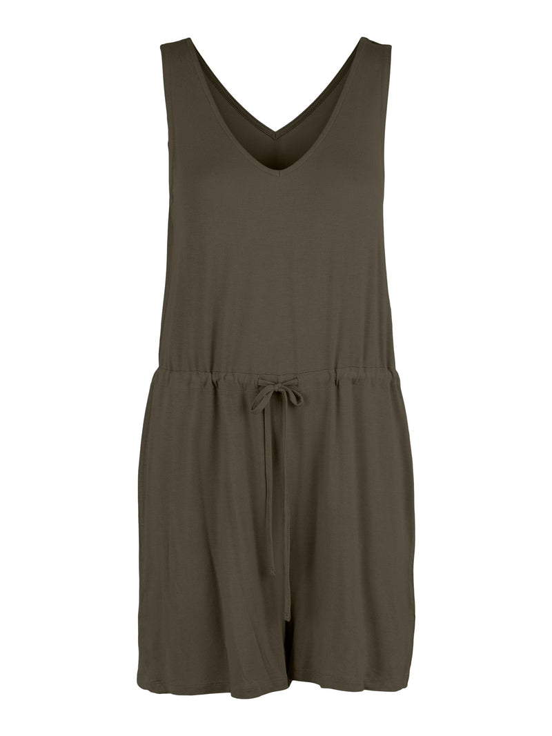 Pieces Khaki Neora Playsuit