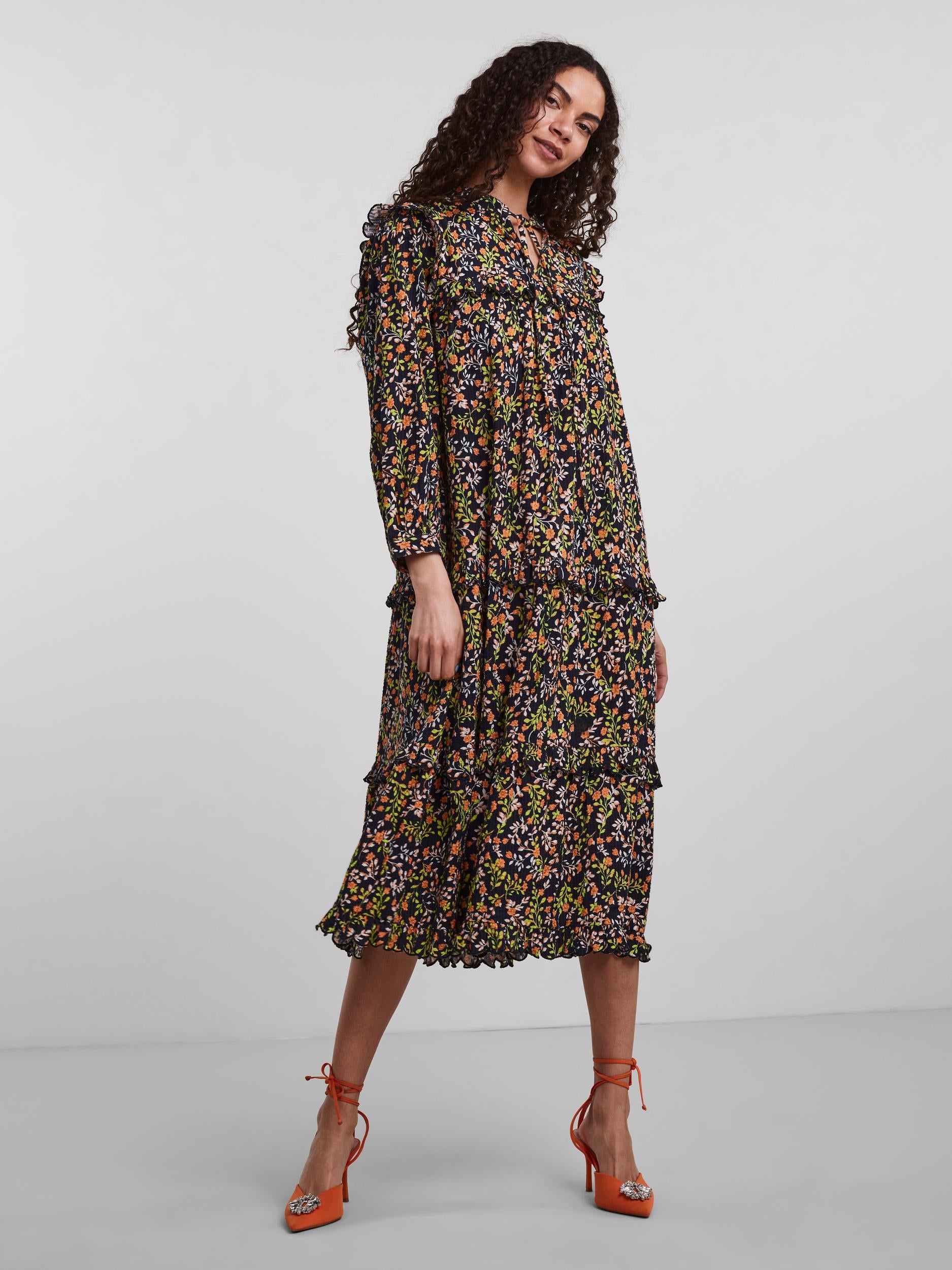 Second female discount peach midi dress