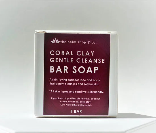 The Balm Shop & Co Coral Clay Gentle Cleanse Bar Soap
