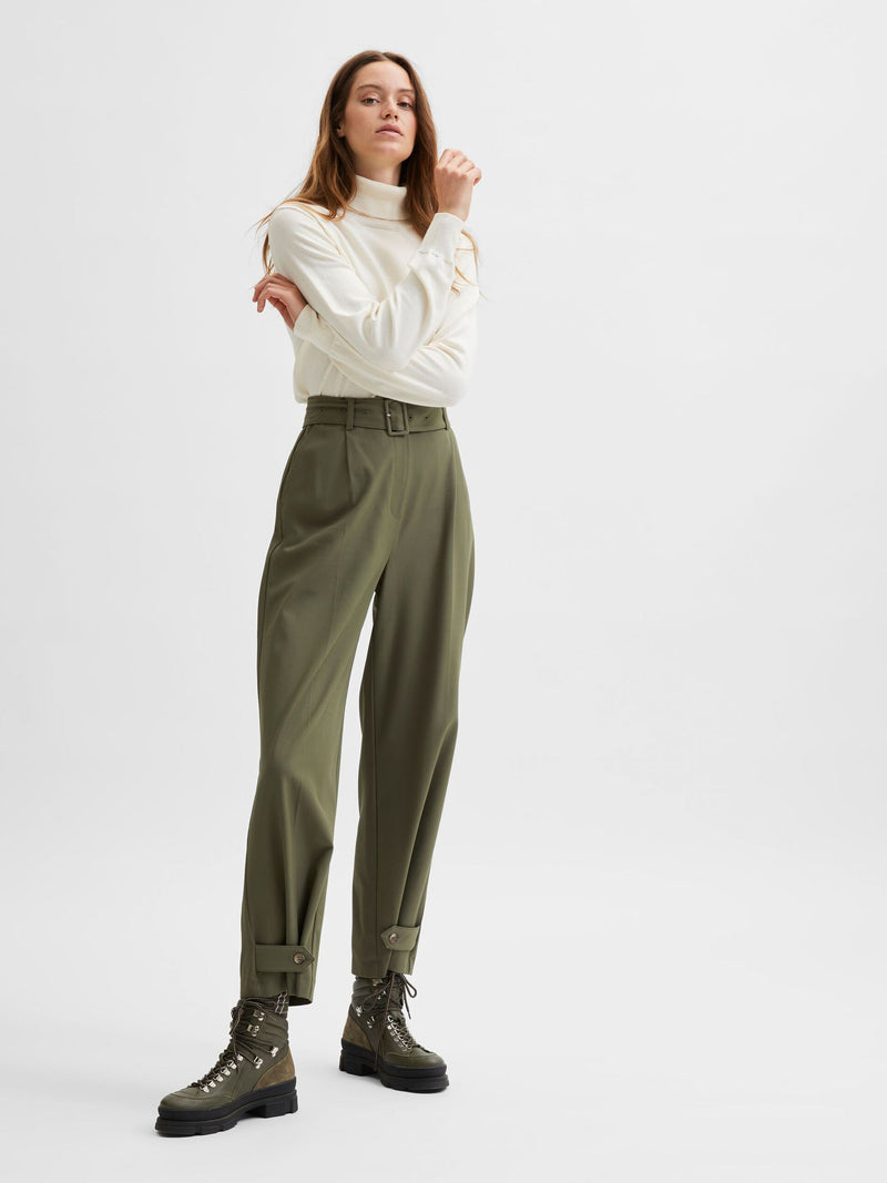 Selected Femme Ana Wide High Waist Trousers