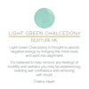 Sarah Verity Audie Light Green Chalcedony Silver Ring