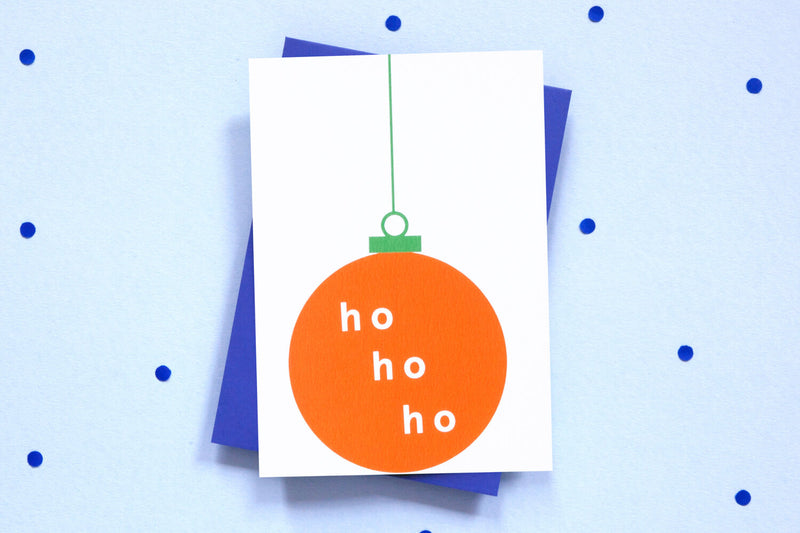 Ola Christmas Bauble Card