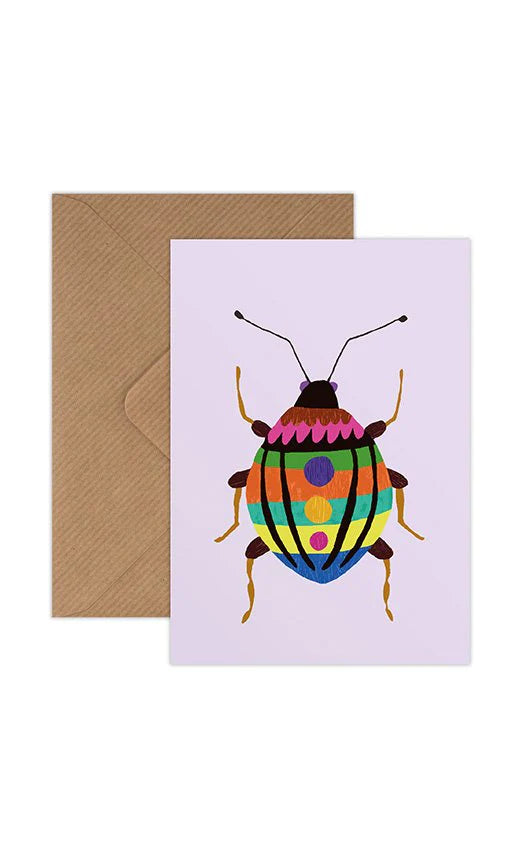 Brie Harrison Beetle Mini Card
