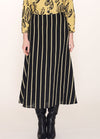 Pepa Loves Black skirt with Yellow Stripes