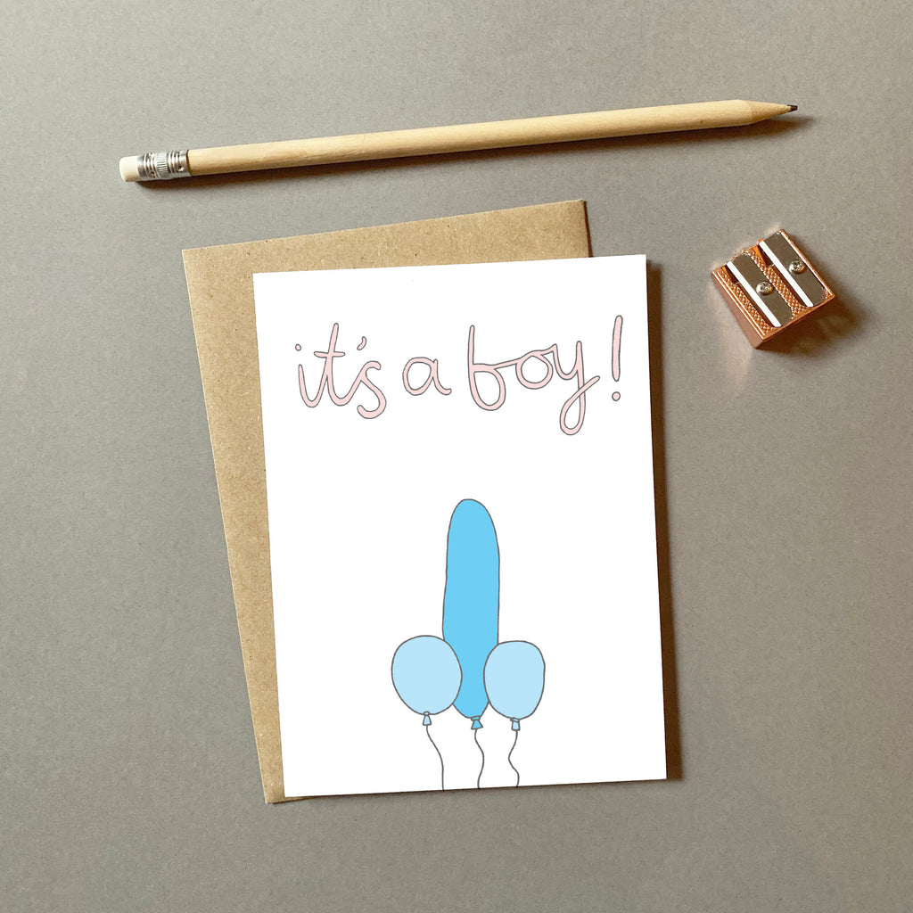 You've Got Pen on Your Face 'It's a Boy' Card