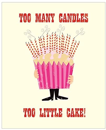 Ink Press 'Too Many Candles' Card