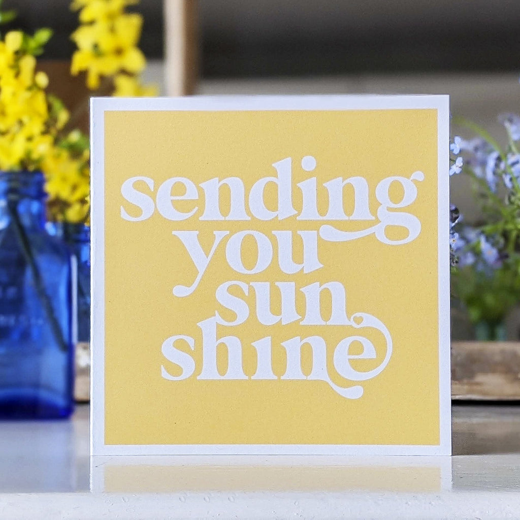 Hands & Hearts Sending You Sunshine Card