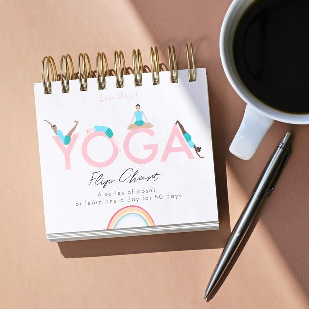 Daily Yoga Poses Desktop Flip Chart